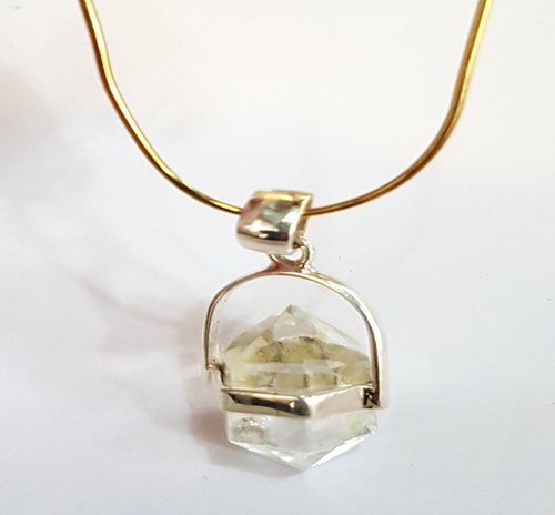 Clear Crystal Pendant, Size : 3 Cm
