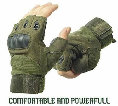 Actical Fingerless Gloves For Motorbike Motorcycle Cycling Climbing Hiking Hunting Cycling Gloves(Gr