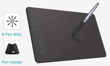 Graphic Tablet, Color : Black