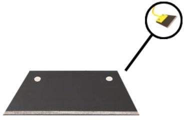 Metal Trapezoid Hoe Blade