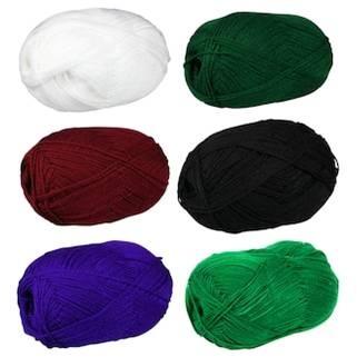 Princess Style Yarn, 410 Yards, Color : Blue, Green, Red, White, Yellow