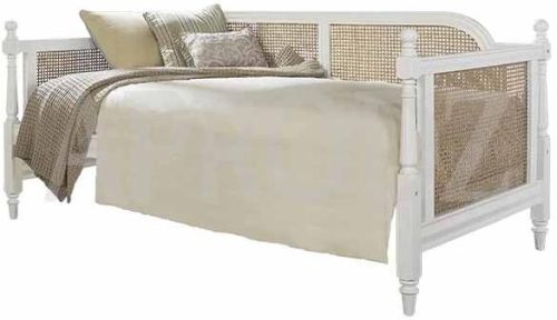 Twin Size Mango Wood Cane Daybed With Trundle