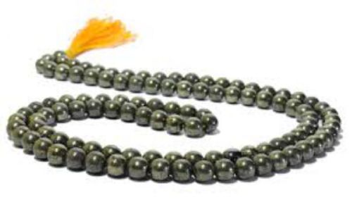 Polished Pyrite Mala, Feature : Durable, Fine Finishing