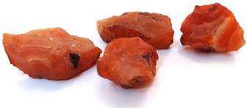 Non Polished Plain Rough Carnelian Stone, Feature : Stain Resistance, Washable