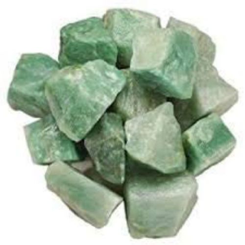 Rough Green Aventurine Stone, Pattern : Plain