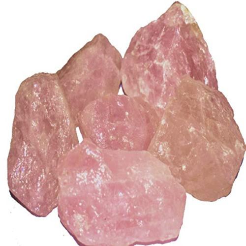 Non Polished Rough Rose Quartz Stone, For Jewellery Use, Form : Solid