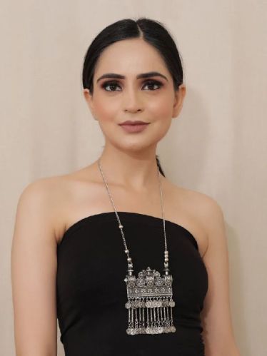 Long Chain Multiple Coin Necklace, Gender : Female