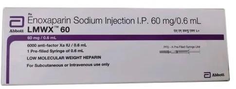 Enoxaparin 60 Mg Injection, Purity : 99.99%.