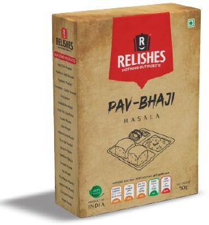 Relishes Blended Pav Bhaji Masala, For Cooking, Certification : FSSAI Certified