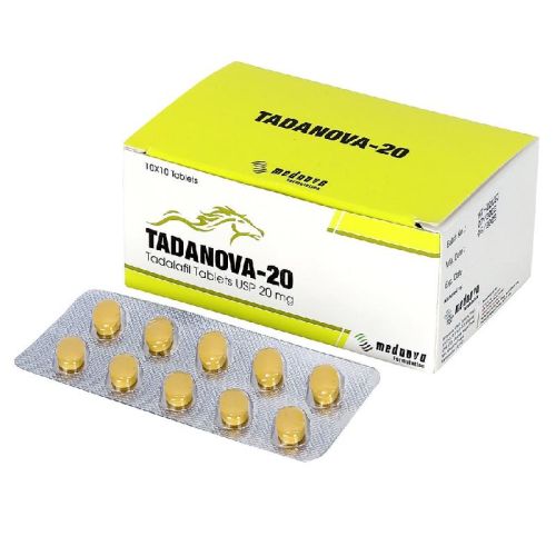 Tadanova 20mg Tablets, Type Of Medicines : Allopathic