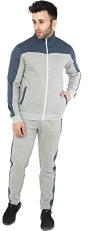 Polyester Mens Regular Fit Tracksuits, Pattern : Plain