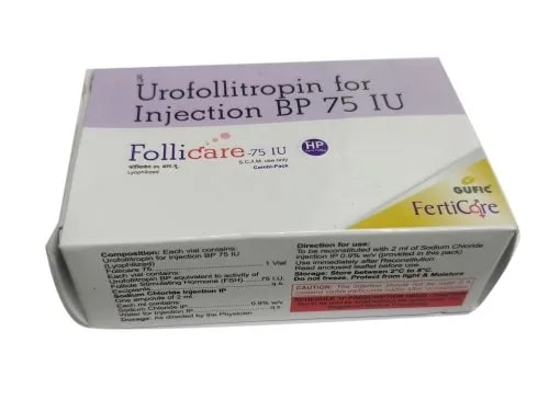 Follicare 75 IU Injection, Composition : Urofollitropin