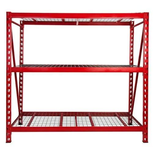 Rectangular Industrial Mild Steel Storage Rack