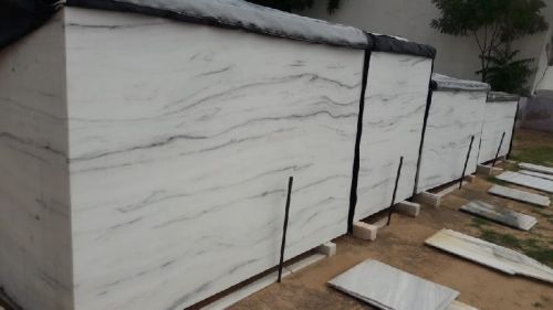 Polished Albeta White Marble Slab, For Flooring Use, Wall Use, Feature : Attractive Design, Dust Resistance