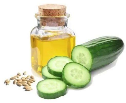 Organic Cucumber Oil, For Natural Perfumery, Medicine, Food Flavoring, Form : Liquid