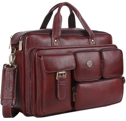 Plain Leather Laptop Messenger Bags, Feature : Fine Finishing, Shiny Look