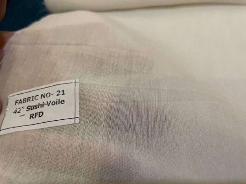 Plain Sushi Voile Fabric, Feature : Easy To Wash, Great Designs, Premium Quality, Shrink Resistance