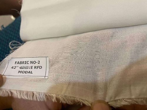 Plain Cotton White RFD Fabric, Feature : Fade Resistance, Optimum Quality, Shrink Resistance