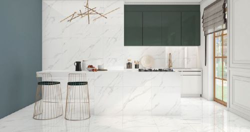 Rectangular Creamic Polished 600X600 Mm PGVT Tiles, For Construction