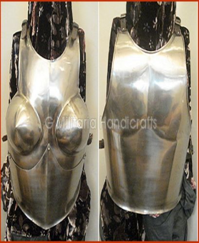 Polished Metal Female Cuirass, For Body Use, Color : Metallic