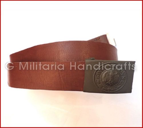 Crown Genuine Leather Polished German Belt, Style : Antique