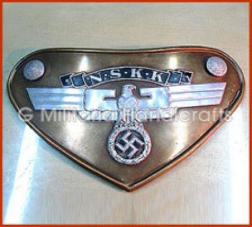 German Officer Gorget Collar Badge, For Armor Use, Feature : Rust Proof