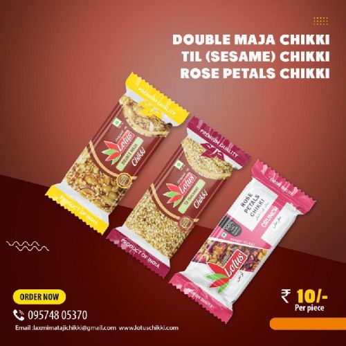 Natural Double Maja Chikki, For Eating, Feature : Freshness, Sweet Taste