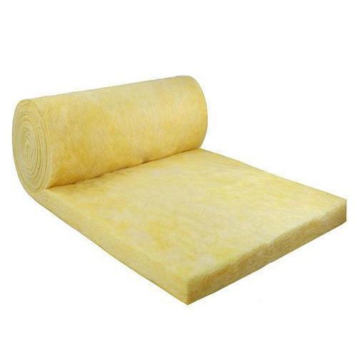 Resin Bonded Fiberglass Wool Roll, Color : Yellow