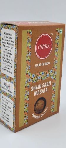 CIPRA Blended Common Shahi Sabzi Masala Powder, For Cooking, Certification : FSSAI Certified