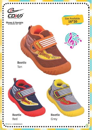 CDI Nylon Beetle Boys Shoes, Size : 16*20