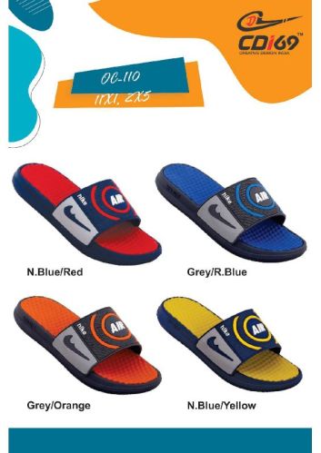 CDI Printed Rexin Coco-110 Boys Flip Flops, Style : Modern