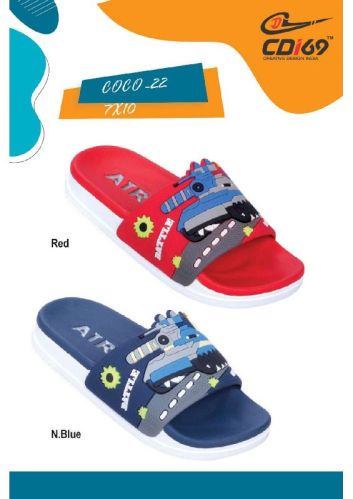 CDI Printed Leather Coco-22 Boys Flip Flops, Style : Modern