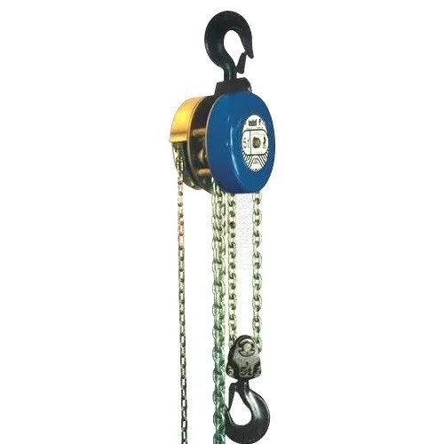 Polished Metal Chain Pulley Block, For Weight Lifting, Size : 0-15mm