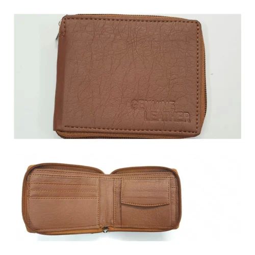 Leather Round Chain Wallet, Closure Type : Zipper