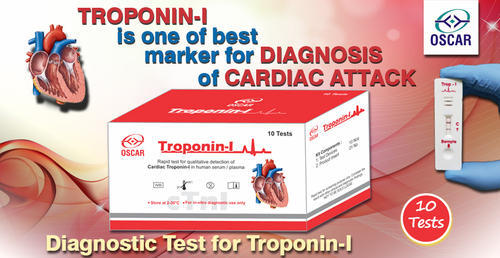 Cardiac Troponin - I Test Kit, For Clinical, Hospital