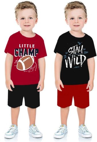 Round POLYCOTTON Printed Kids Wear Set Cottbray, Age Group : All Age Groups