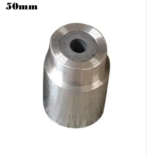 Polished Stainless Steel 50mm Shot Blasting Nozzle, Color : Silver