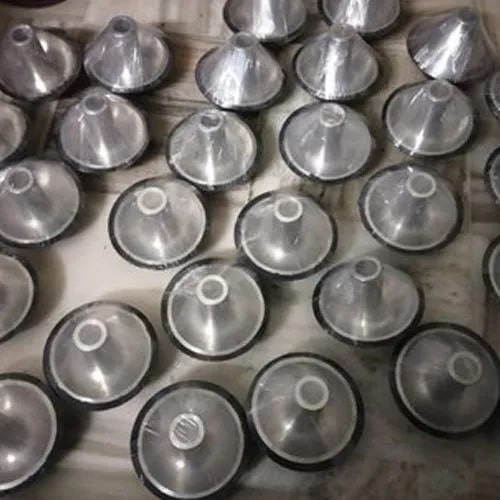 Stainless Steel Shot Blasting Mushroom Valve, Color : Grey