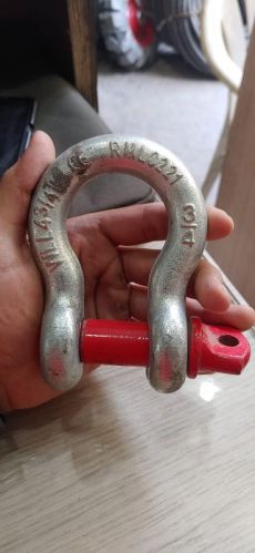 Gr-80 Alloy Steel Bow Shackles, For Link Chains Together, LIFTING, LOCKING, Feature : Optimum Durability