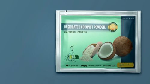 SODARI Organic Desiccated Coconut Powder, Shelf Life : 1Year