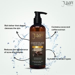 Juvia Essentials Chocolate Face Wash, Shelf Life : 3months