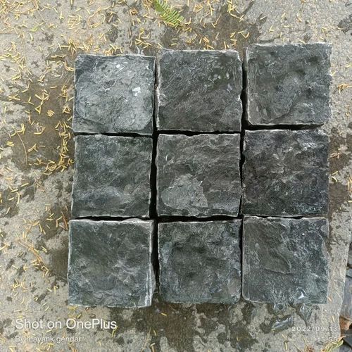 Chittoor Sandstone Cobbles, Color : Black