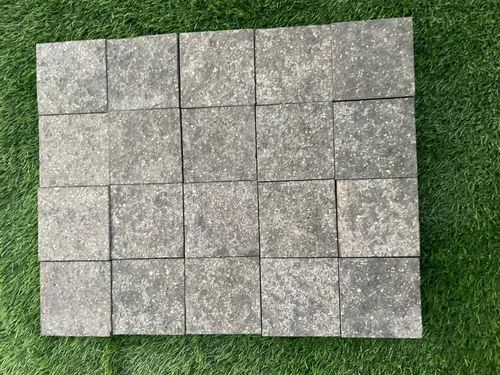 Square Polished Sandstone Black Basalt Cobbles, For Making Way, Form : Cut-to-Size
