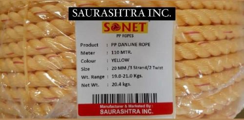 Double Twist PP Rope, For Multy, Pattern : Twisted