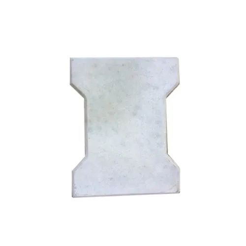 Grey I Shaped Interlocking Paver Block, Pattern : Plain