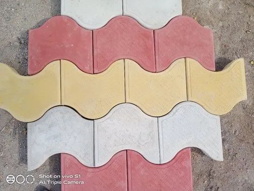 Polished Cement Hexagon Interlocking Tiles, Color : Grey