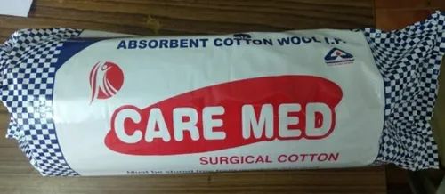 Care Med Surgical Absorbent Cotton Wool, Packaging Type : Packet