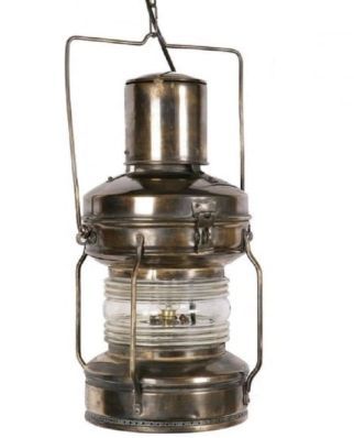 Round Nautical Ship Lamp, For Decoration, Packaging Type : Paper Box