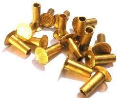 Brass L8 Rivet, For Industrial Automotive Etc., Length : 30-40mm