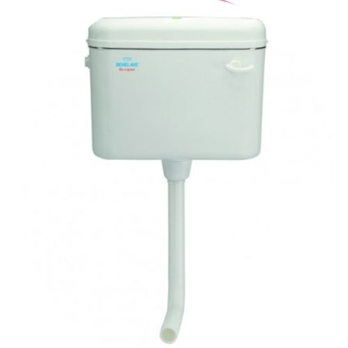 Plastic Single Flush Cistern, Color : White